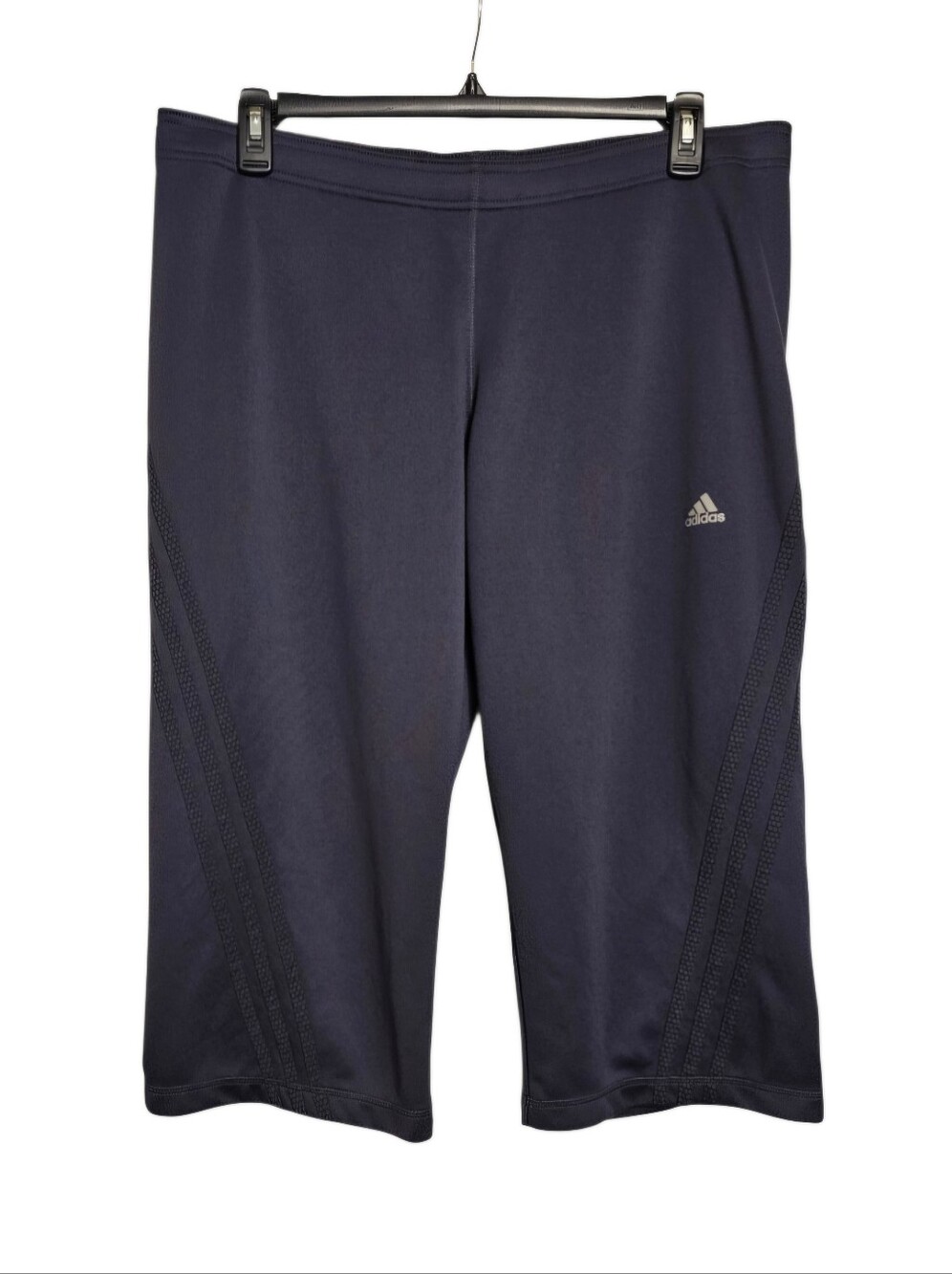 Adidas Women's Charcoal Grey Athletic Capris - Picture 4 of 6